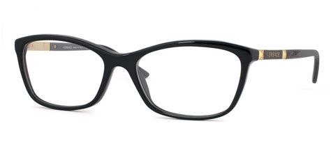 versace eyeglasses ve 3186 gb1 black 54mm|Versace VE3186 Eyeglass Frames GB1.